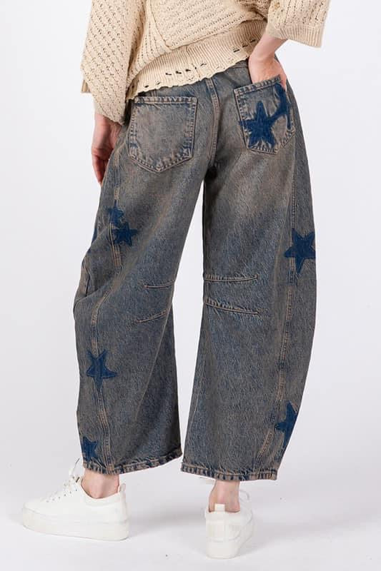 Sage & Fig Barrel Jeans