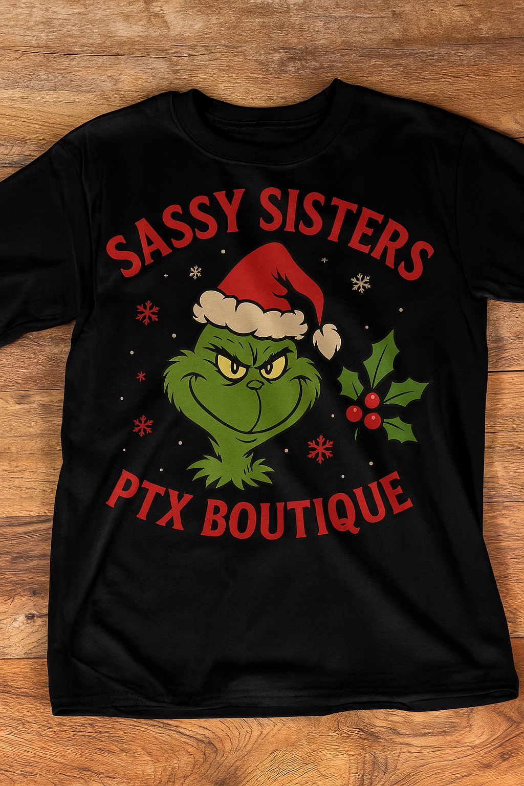 Sassy sisters Grinch style