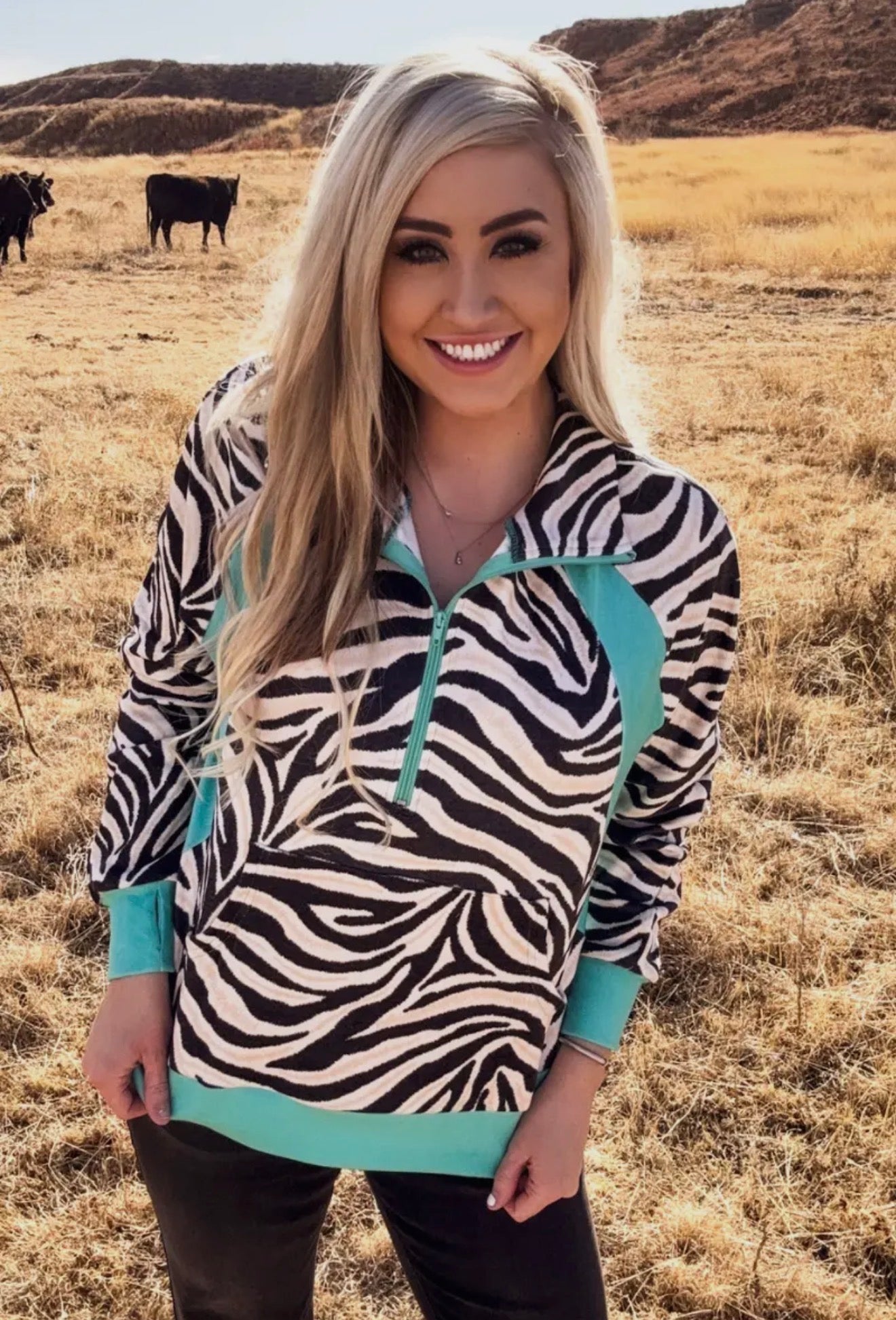 Zebra Pullover super soft