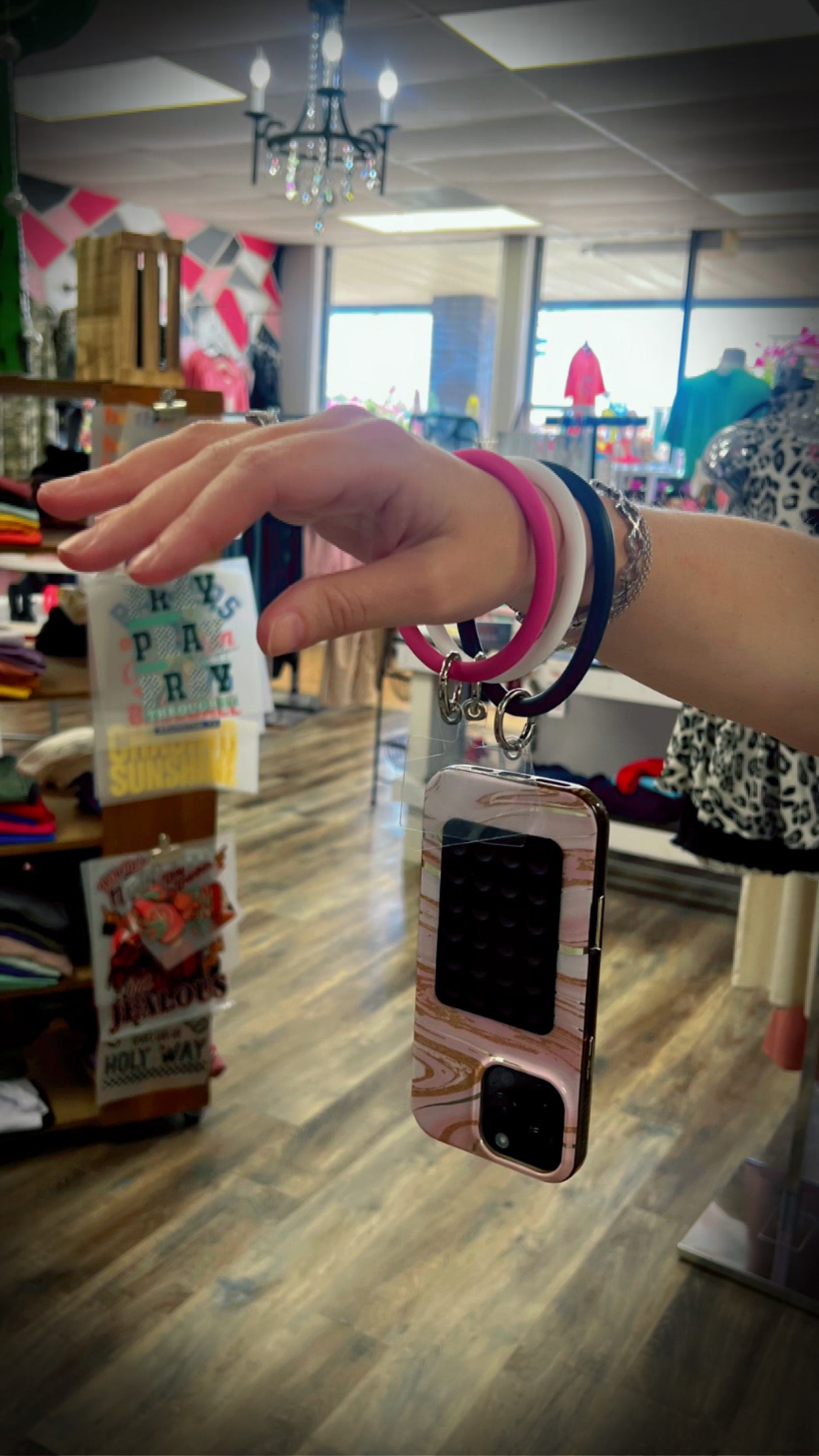 Cell Phone holder + Key chain