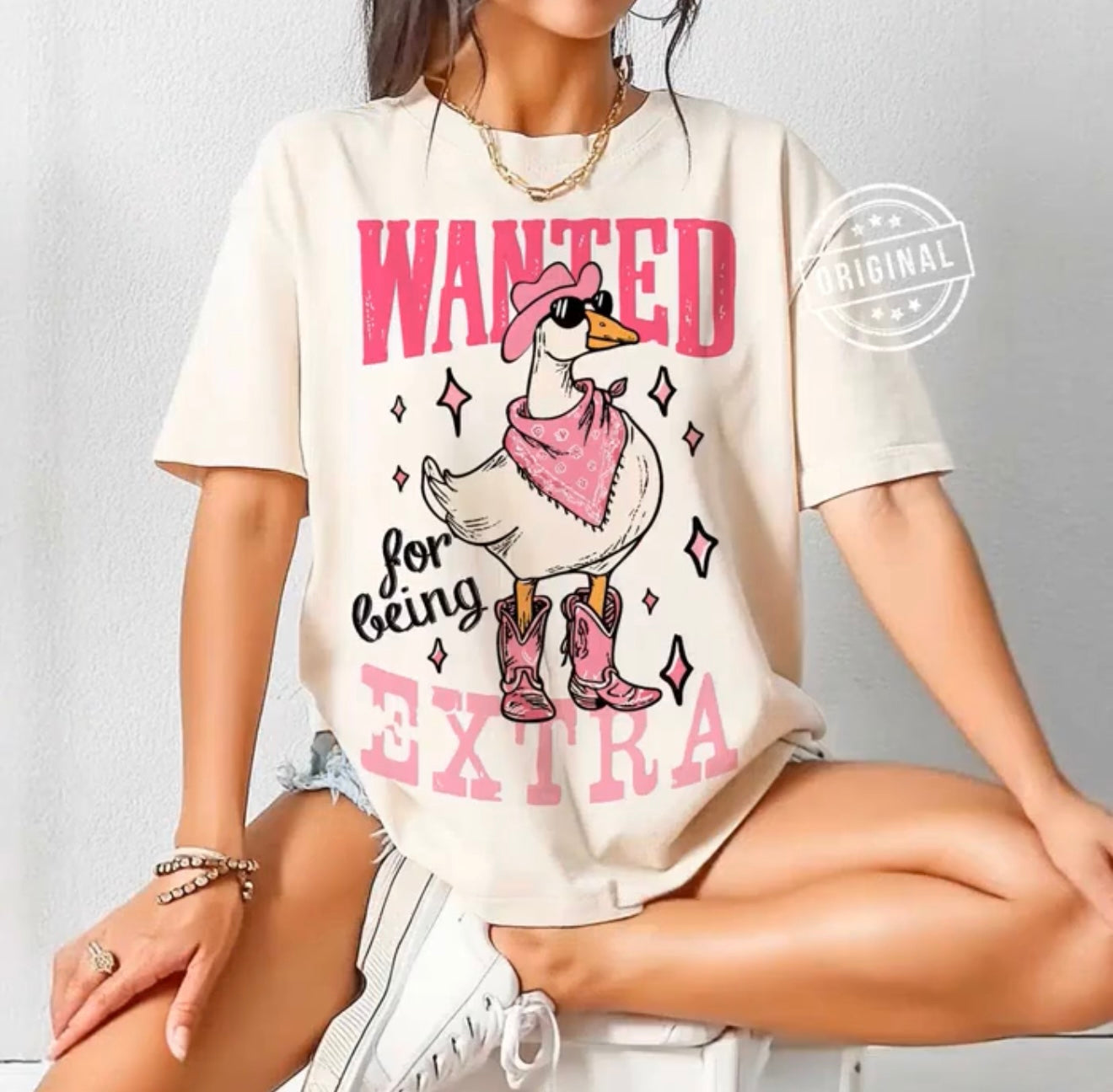 Wanted for being extra