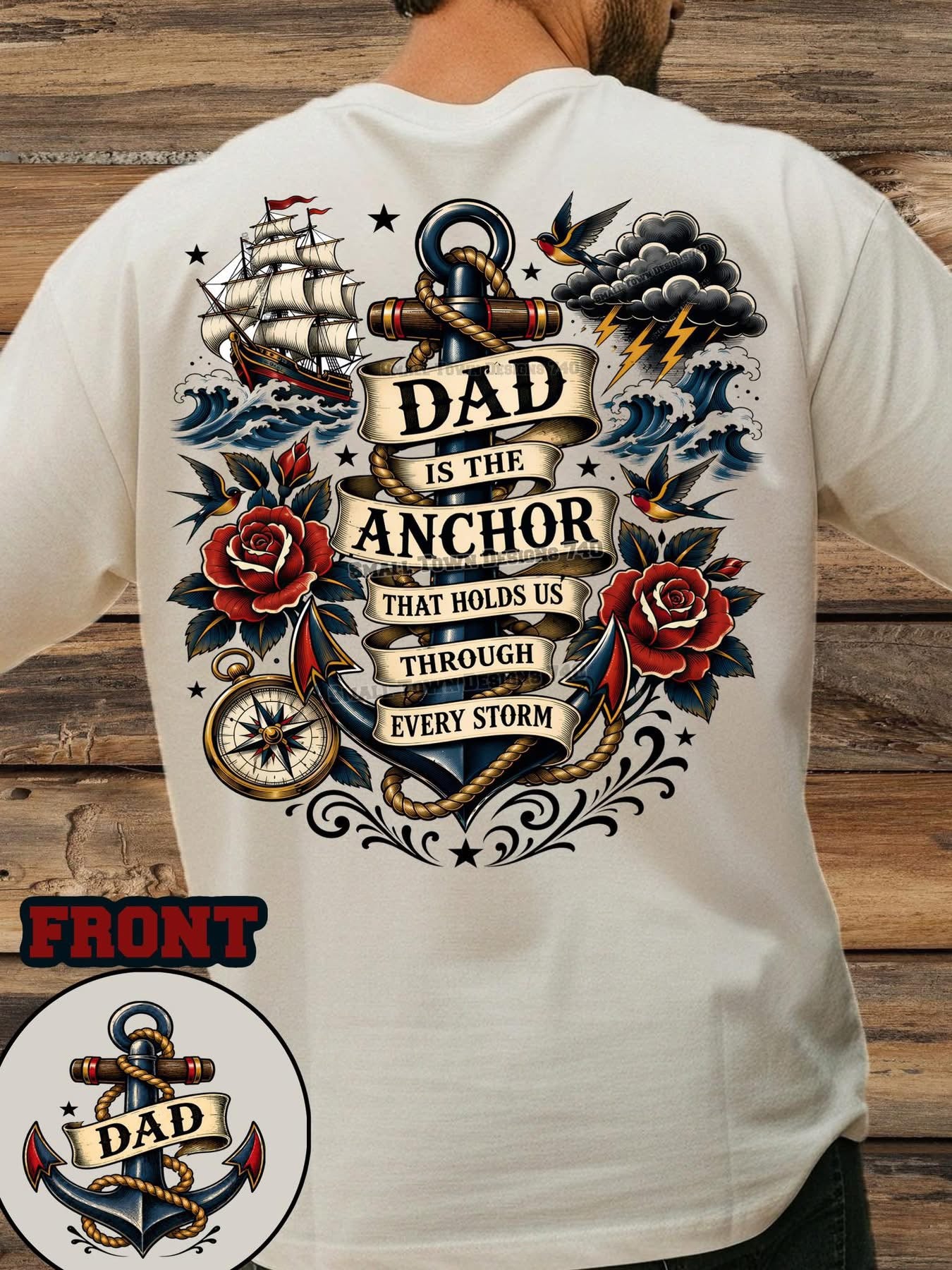 Dad is the anchor