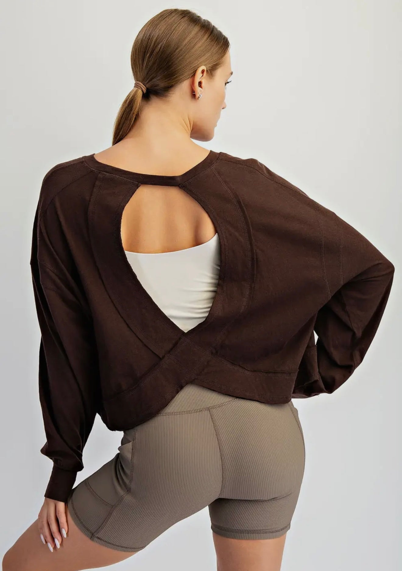 Cotton Slub Open Back