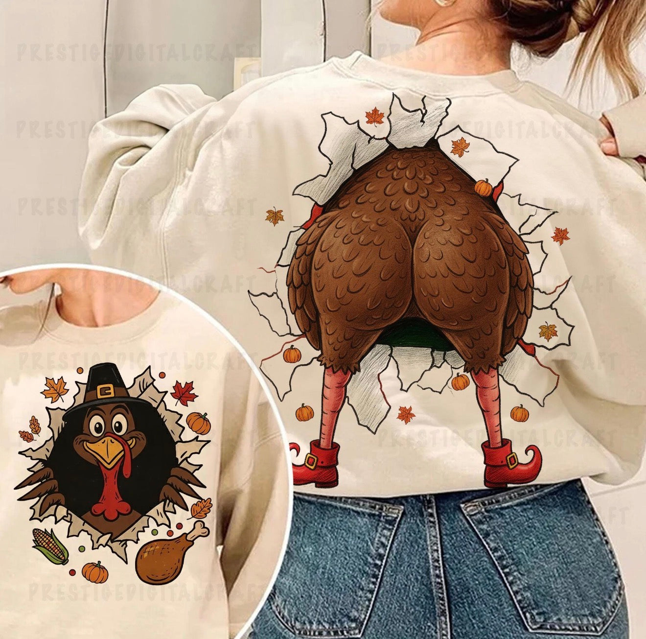 Turkey Butt Sweatshirt