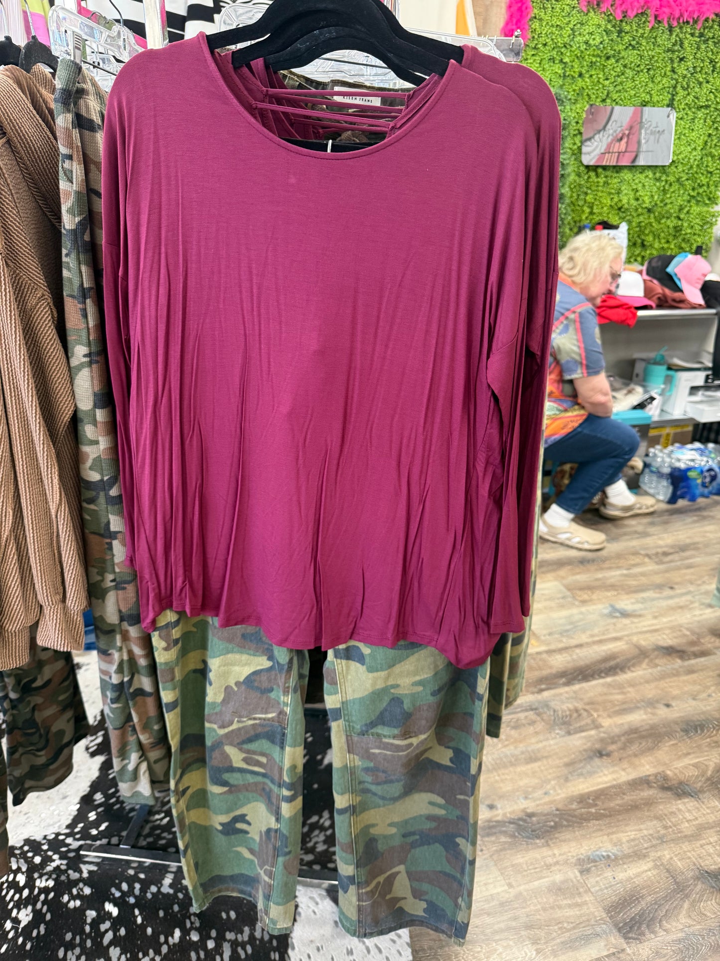 Maroon Casual Tunic