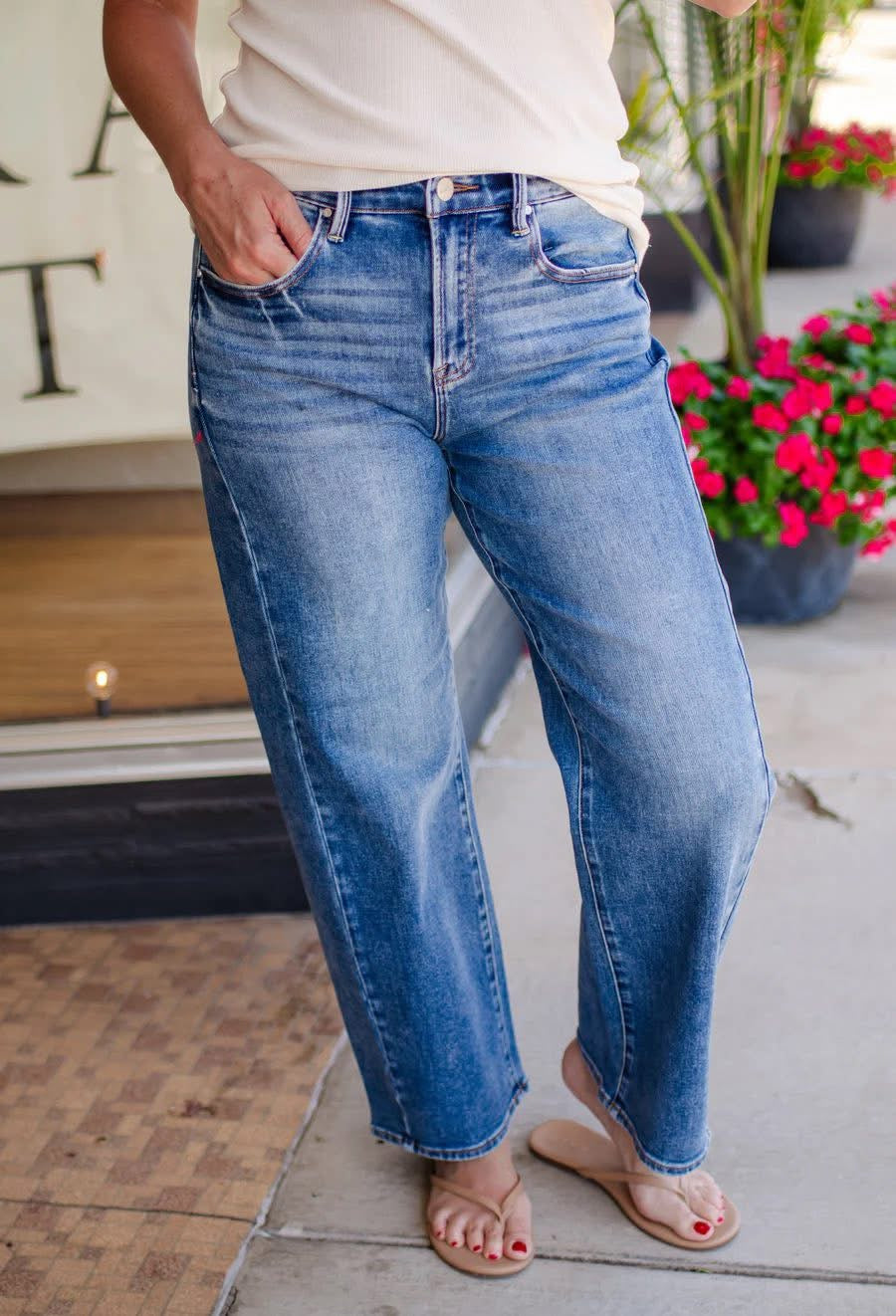 Risen Denim Barrel