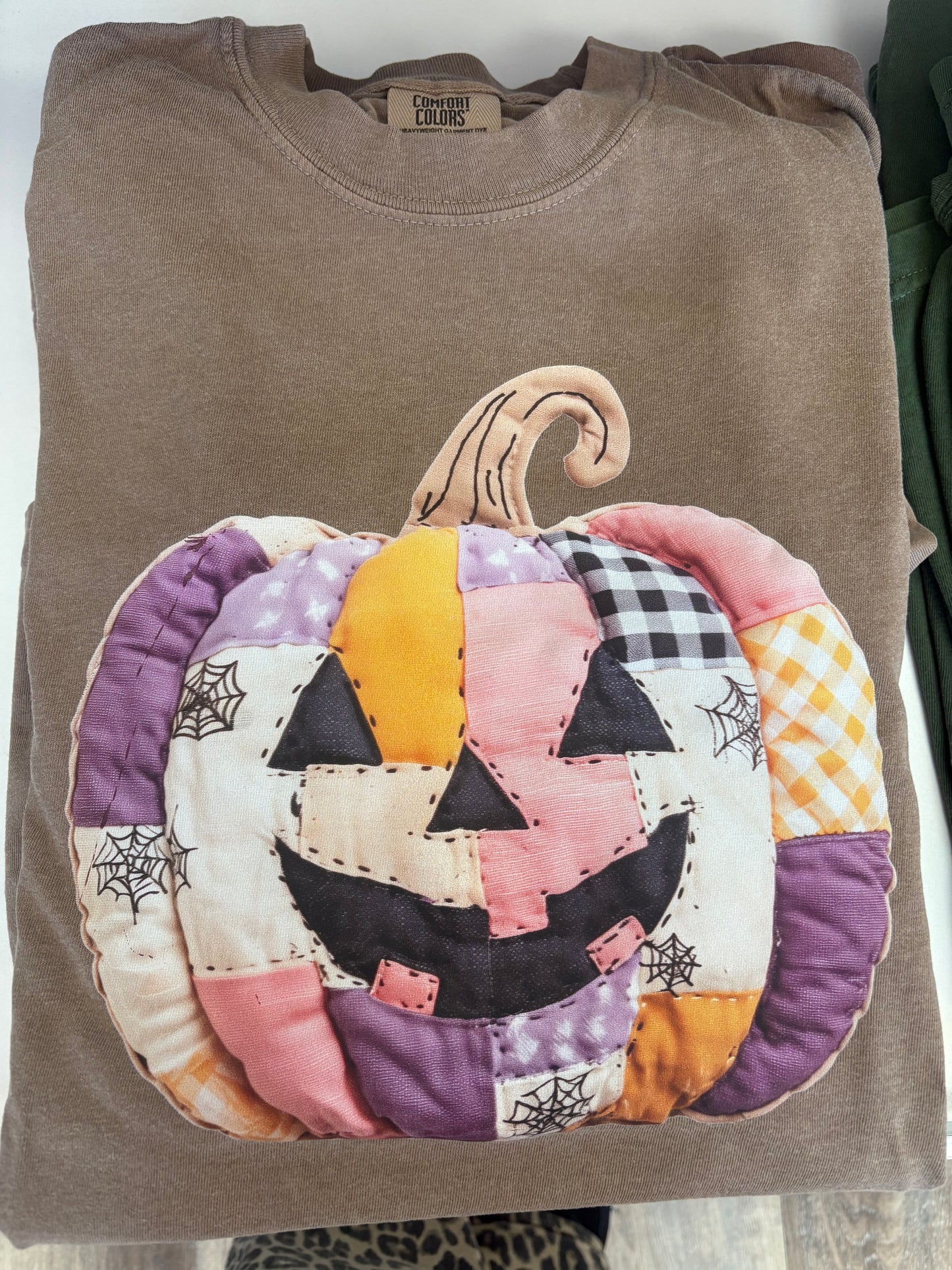 Pumpkin patchwork tee