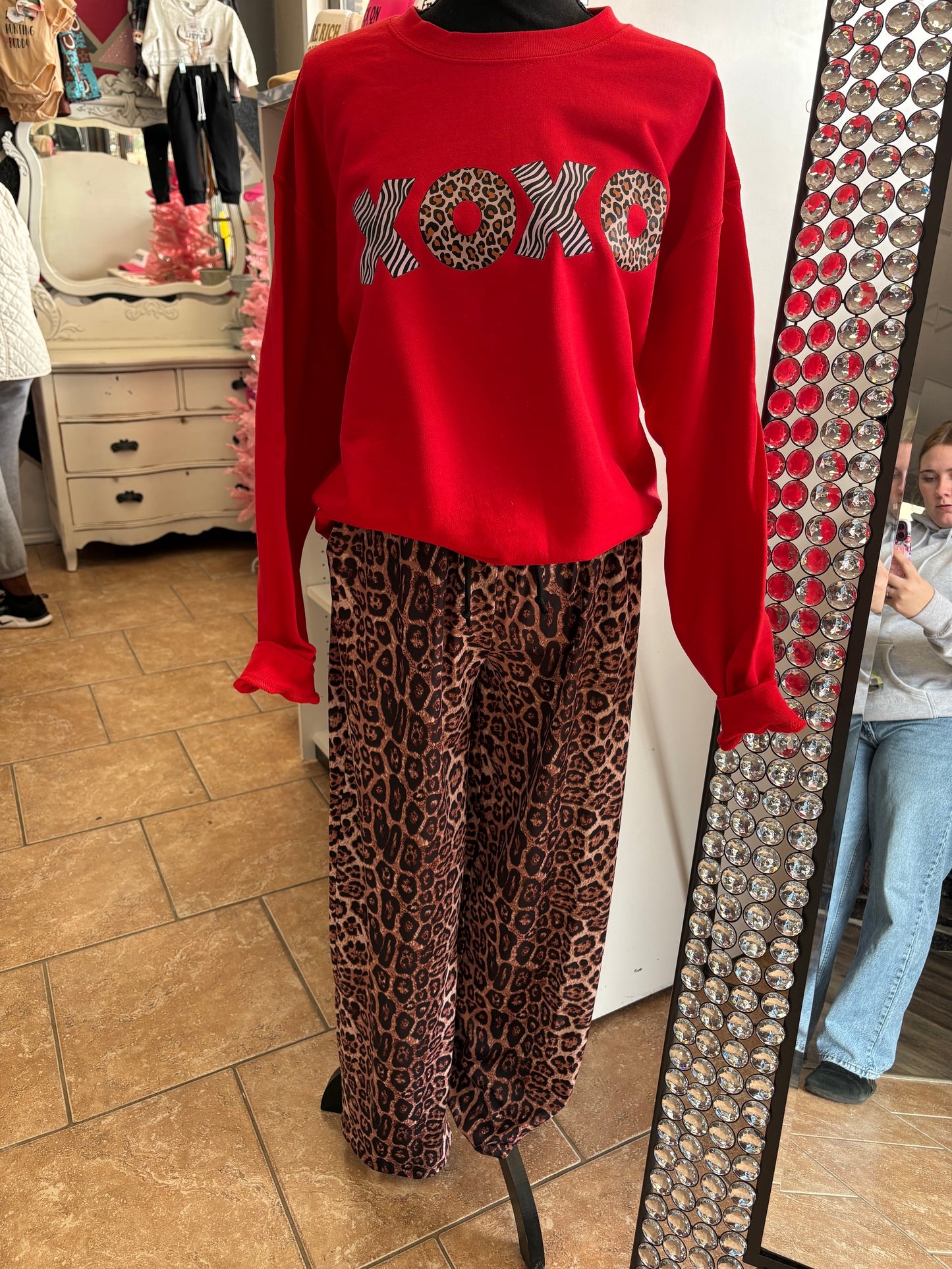 Leopard print bottoms