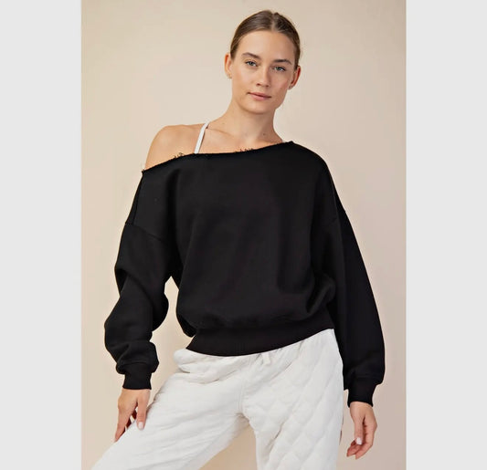 French Terry Fleece drop shoulder