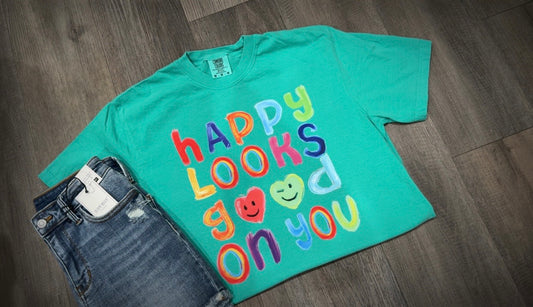 Happy looks good on you