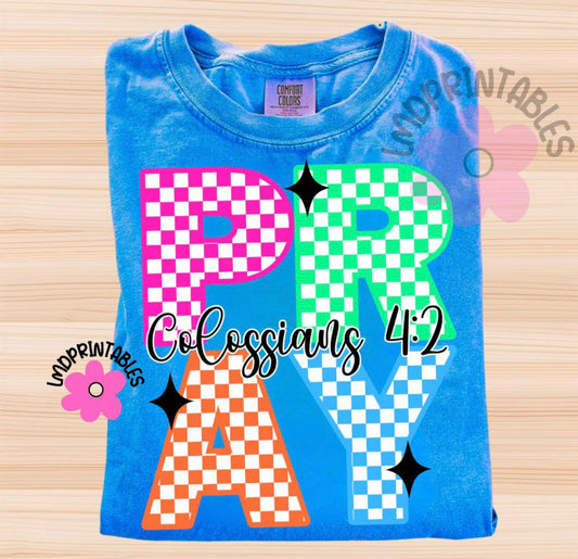 Pray Checkered