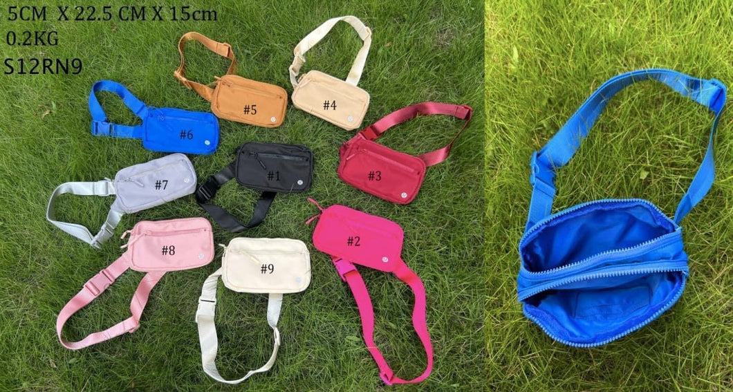 Belt bags with logo