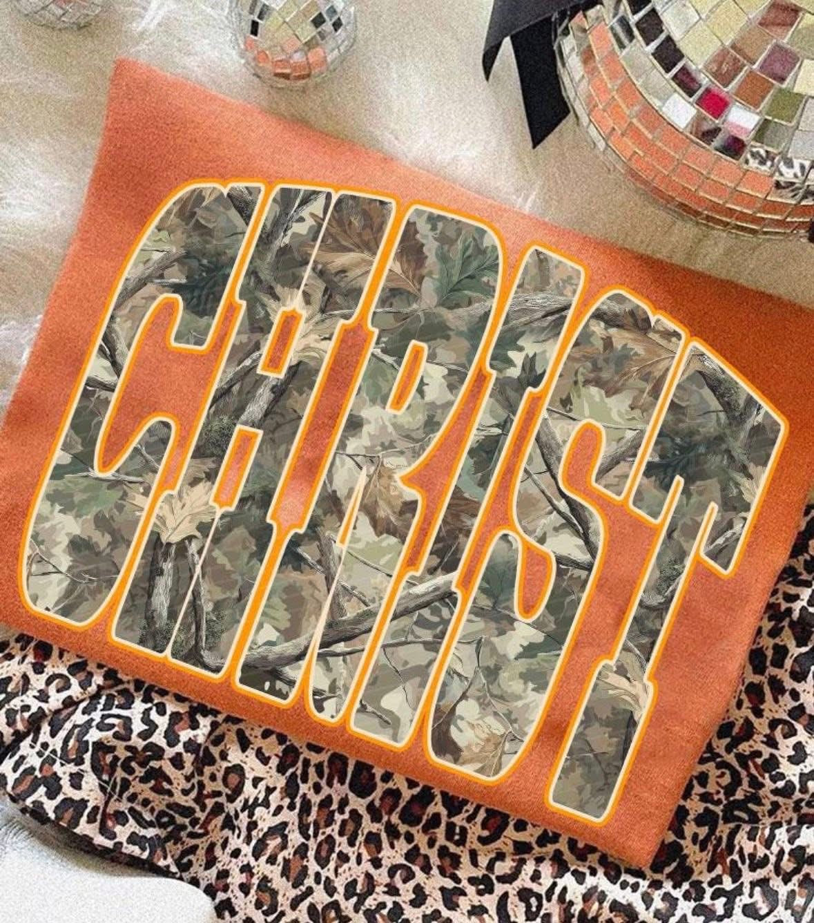Comfort Color Camo Worship