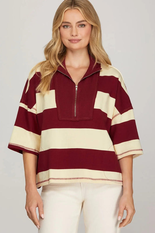 Preppy Zip Up