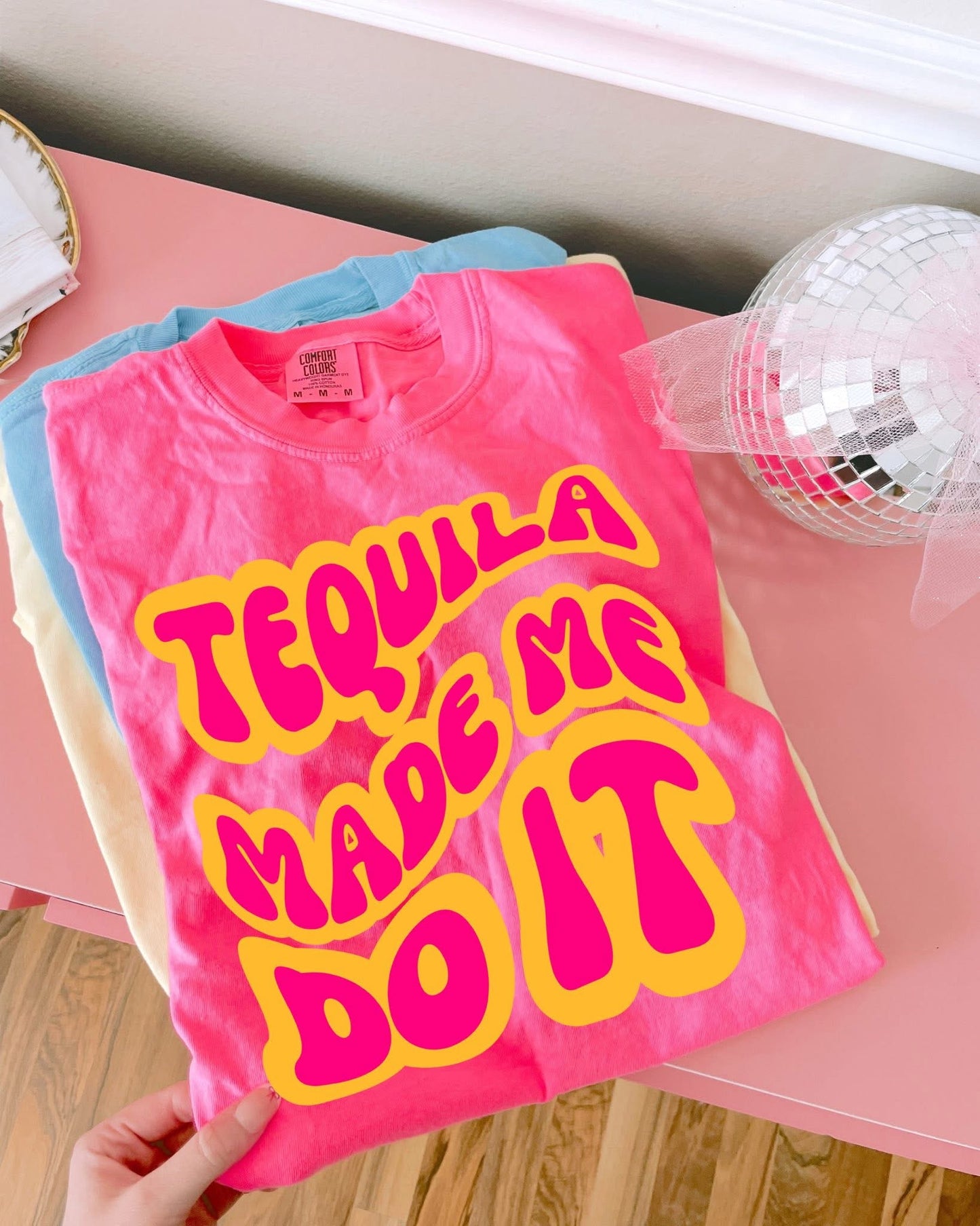Tequila made me to it