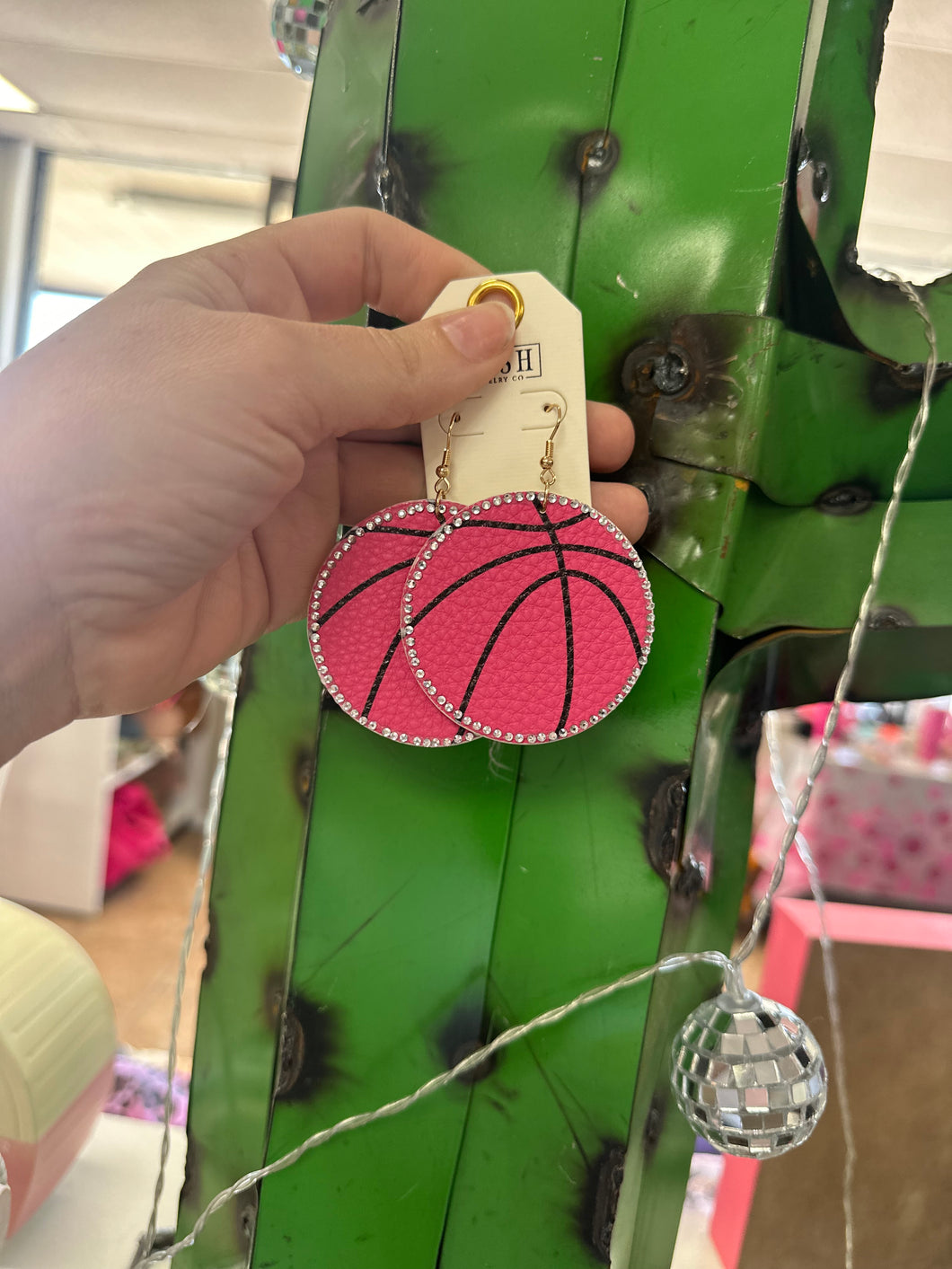 Pink Sport Earrings