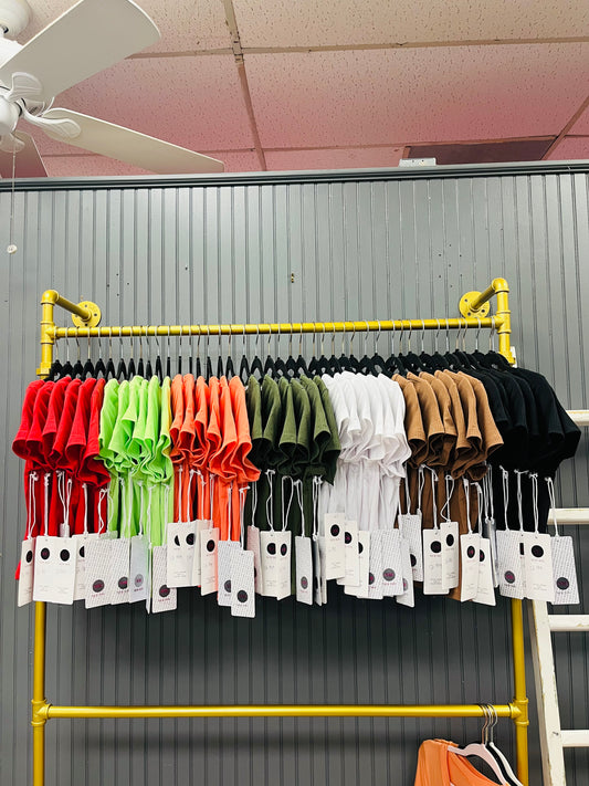 Long crop tees