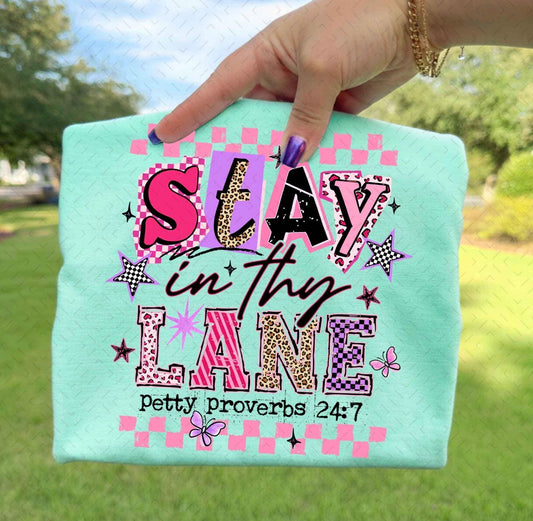 Stay in thy lane
