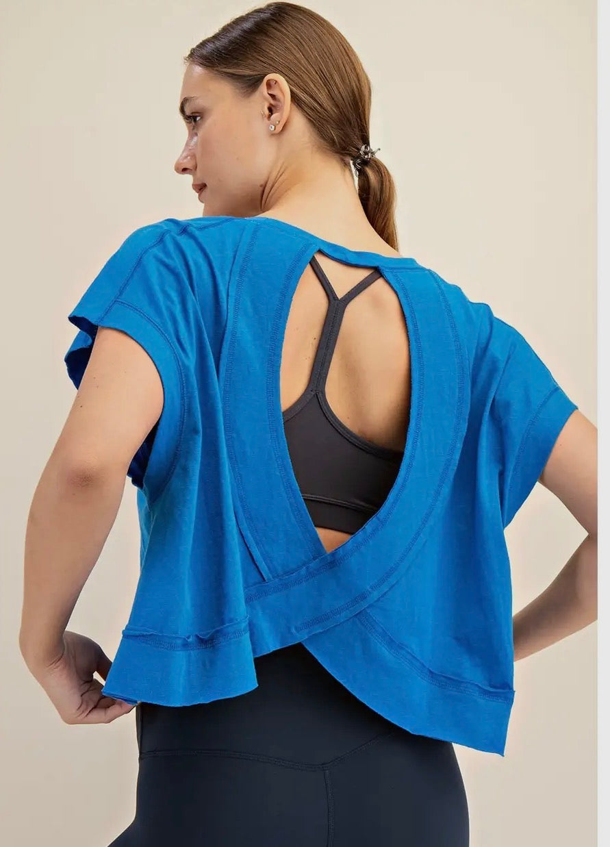Cotton Slub Open Back