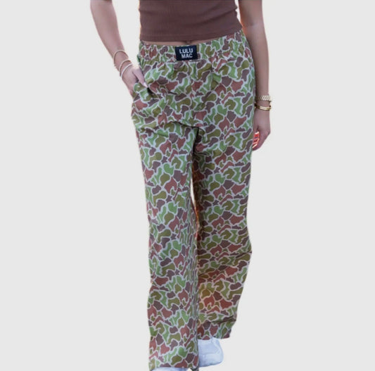 Camo Style Boxer Pants