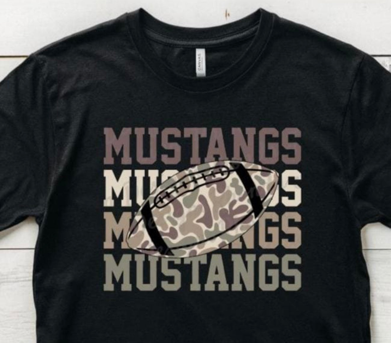 Camo Mustangs