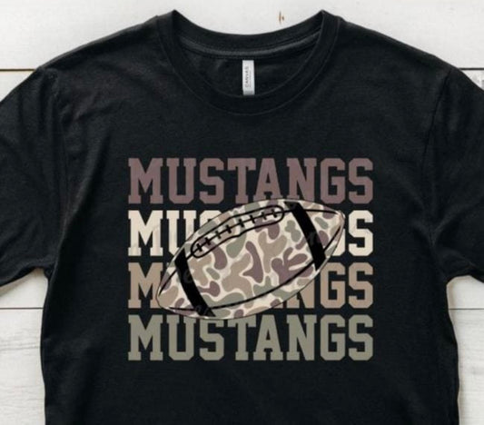 Camo Mustangs
