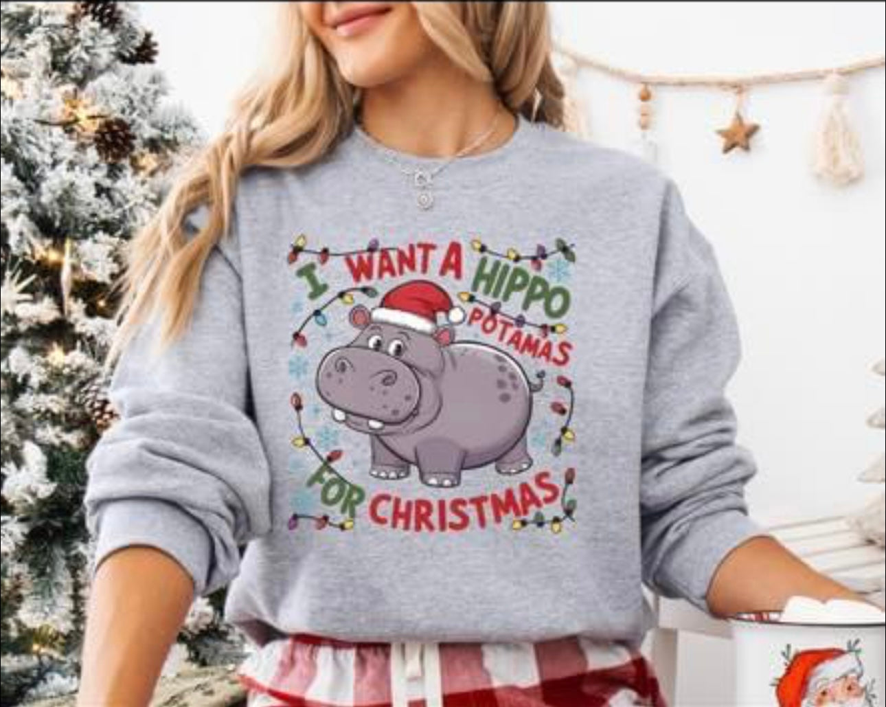 Christmas Hippo