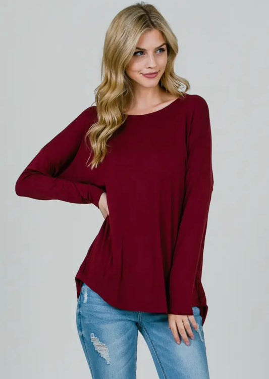 Maroon Casual Tunic