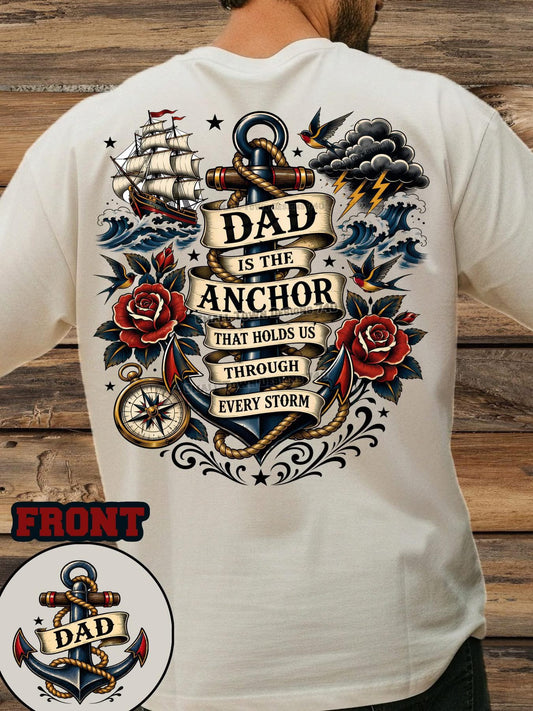 Dad is the anchor