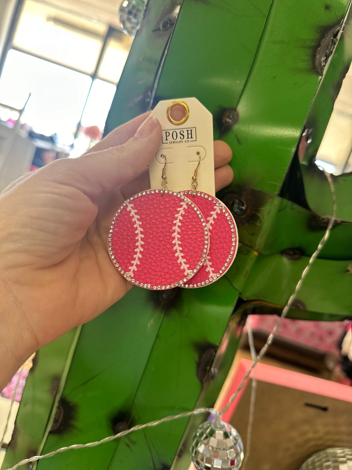 Pink Sport Earrings