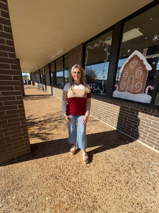Fireside Colorblock Sweater