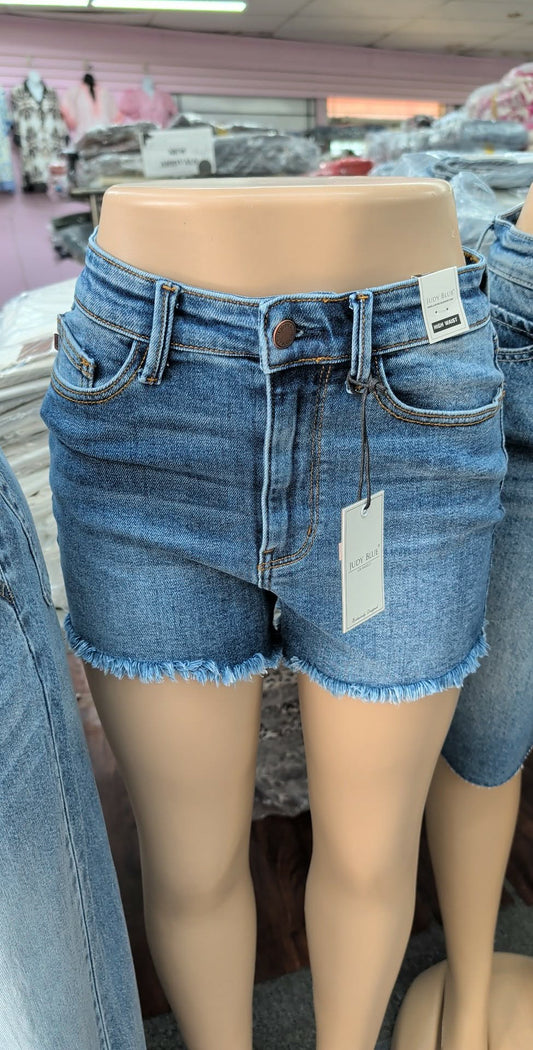 Judy Blue Freyed Denim shorts