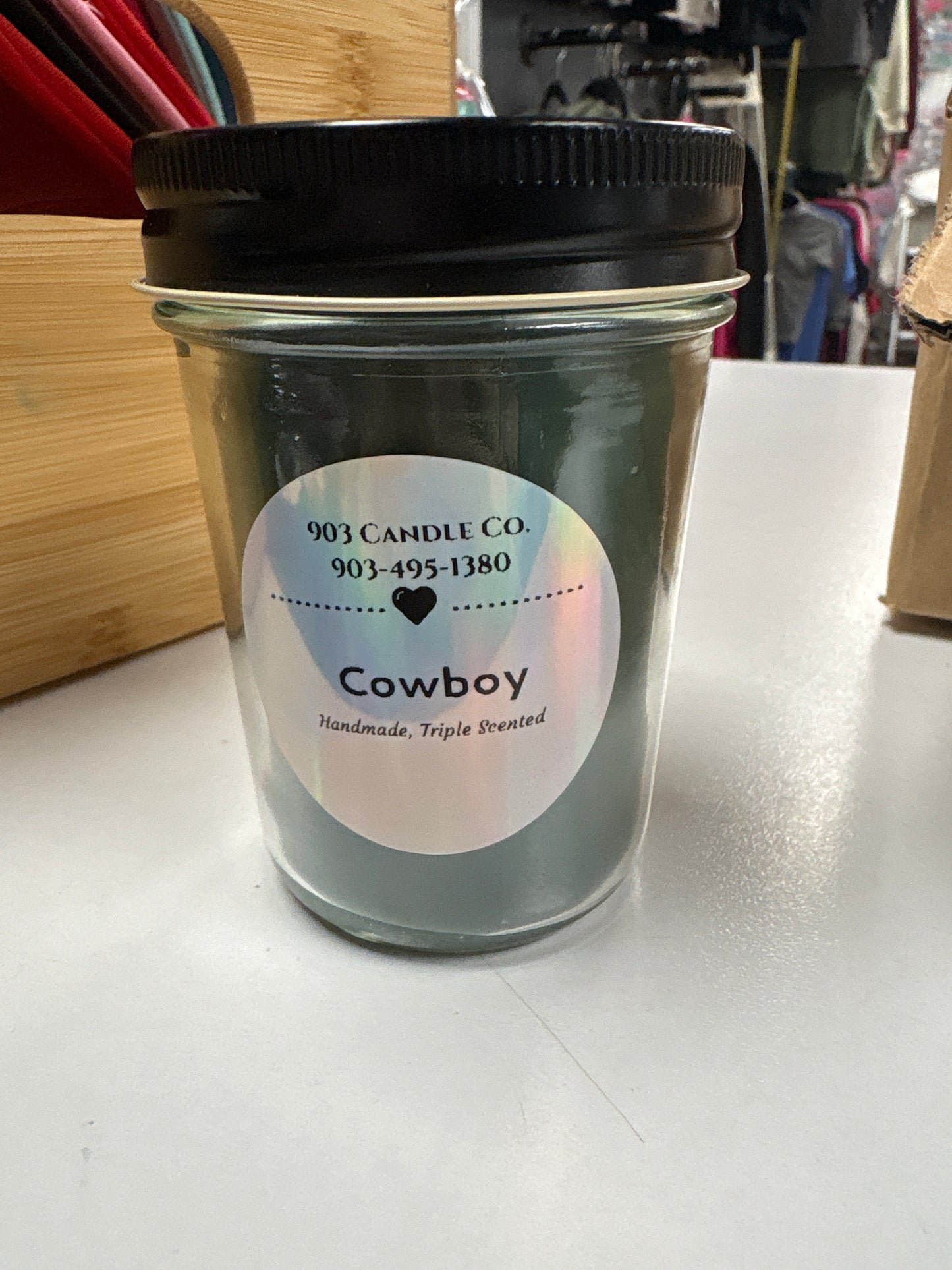 Cowboy candle