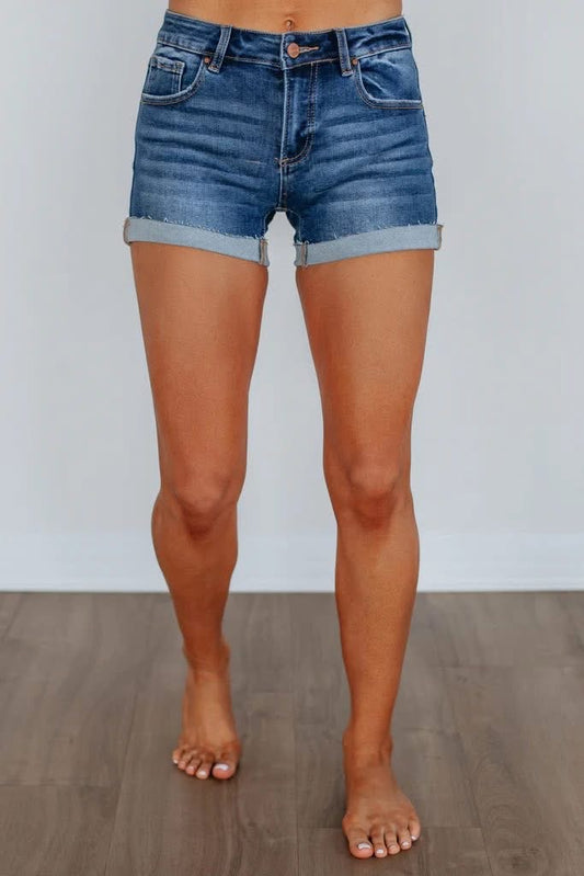 Risen Low Rise Cuff Shorts