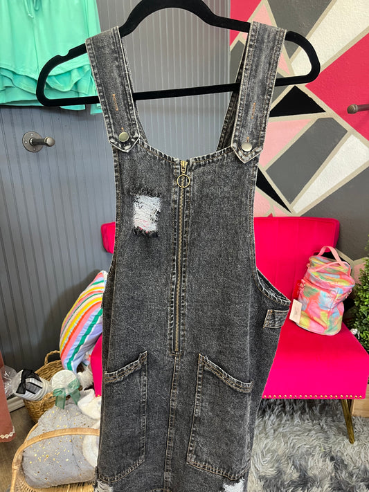 Charcoal overalls