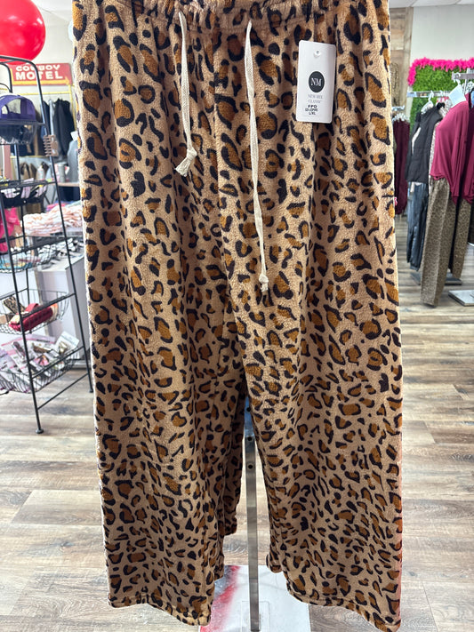 Soft leopard pj pants