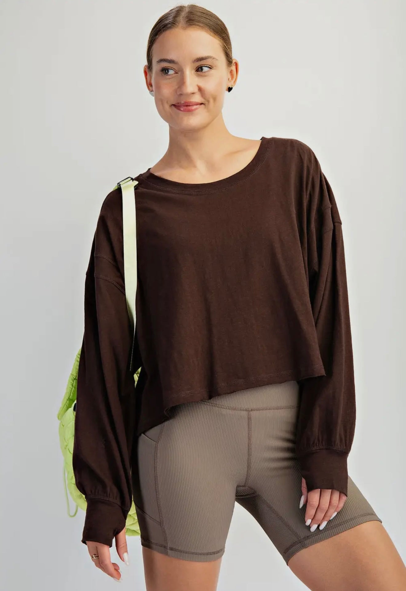 Cotton Slub Open Back