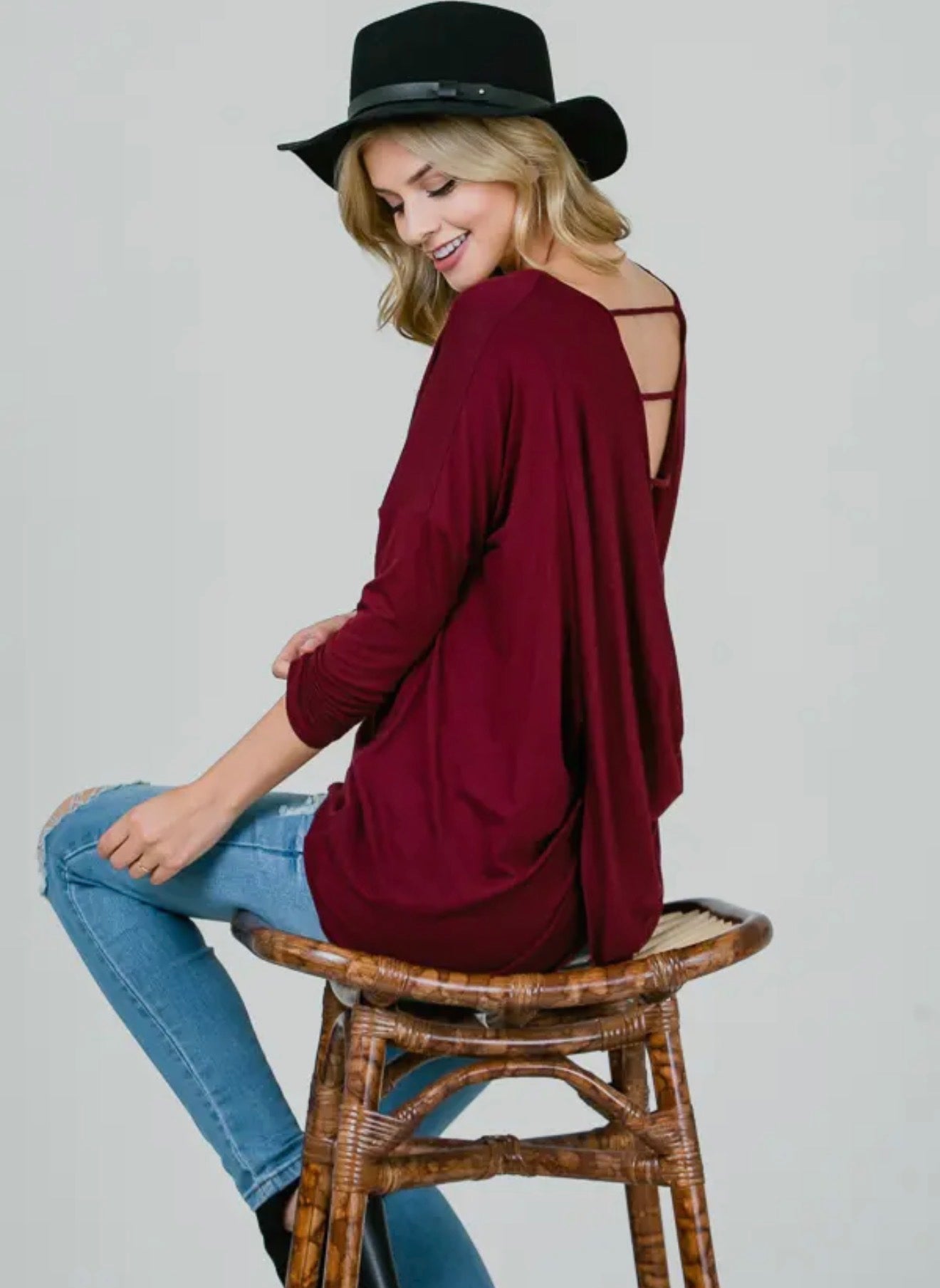 Maroon Casual Tunic