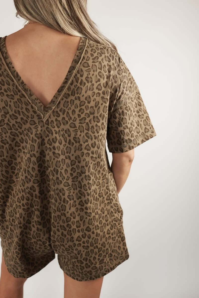 Leopard Romper