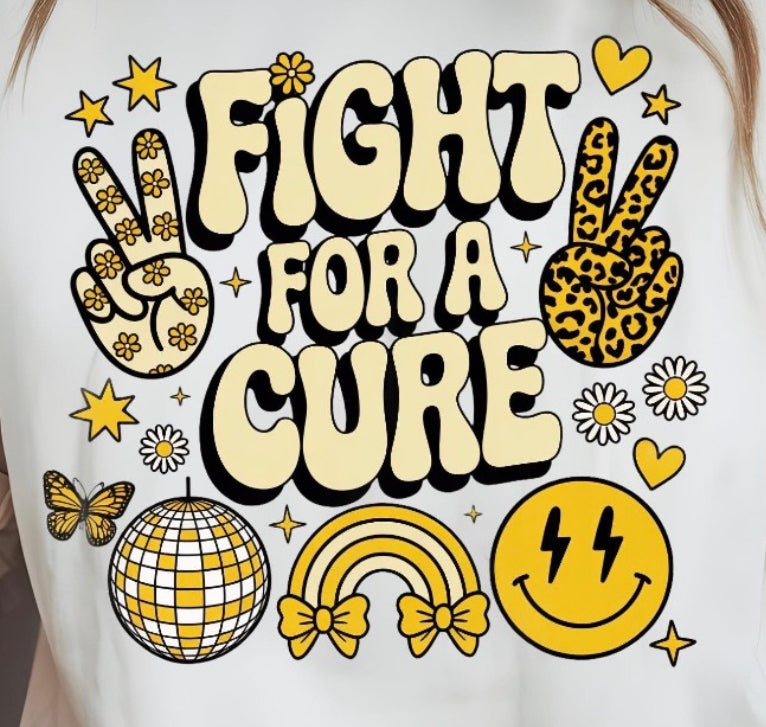 Fight for a cure DTF print