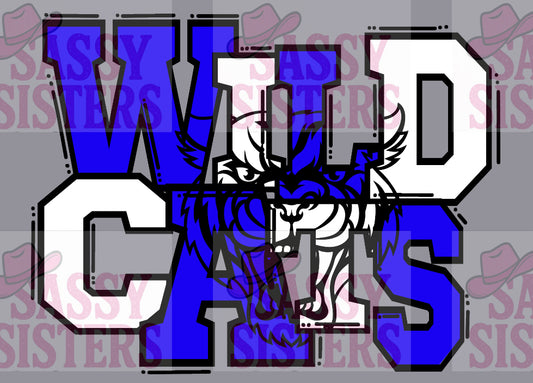 Wildcats DTF print