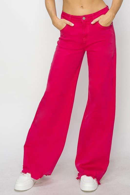 Risen Pink denim