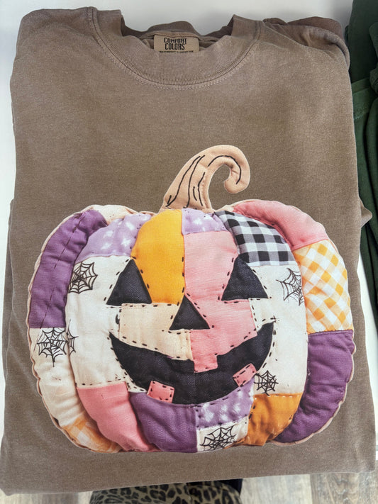 Pumpkin patchwork tee