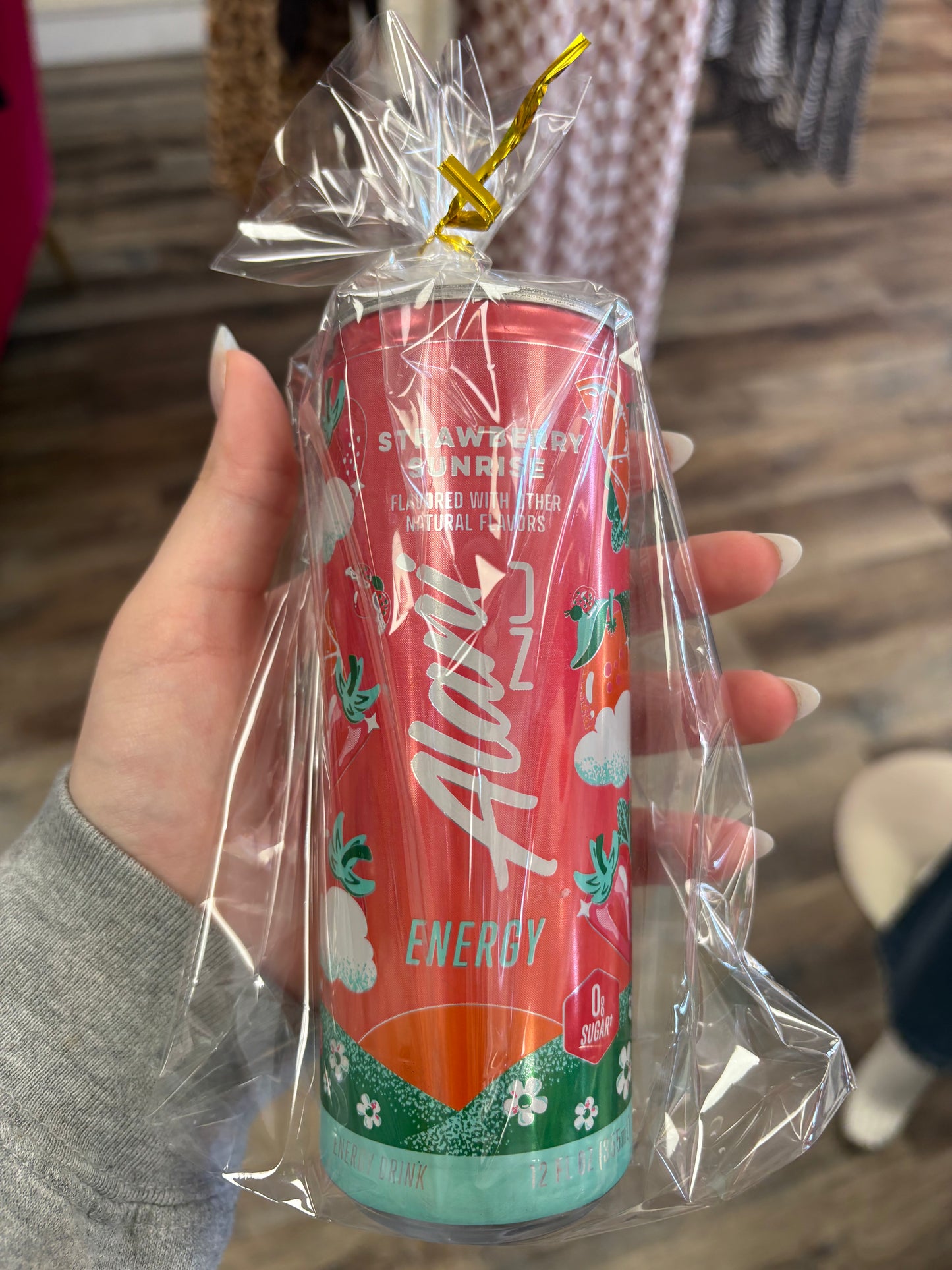 Strawberry sunrise candle