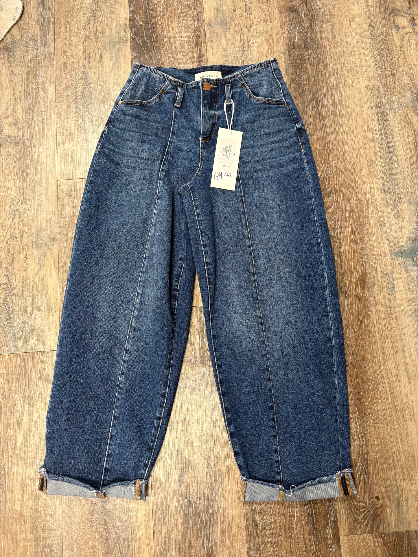 Risen barrel with seam